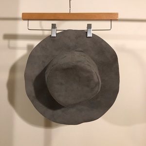 vegan ‘suede’ hat